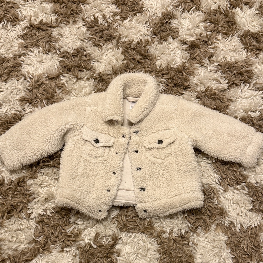 Carter's Cream Sherpa Jacket for Kids